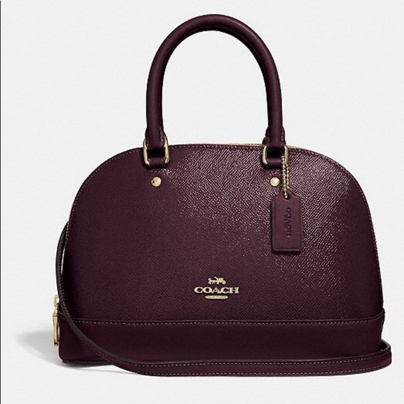 Coach Handbags - Coach Mini Sierra Satchel Oxblood
